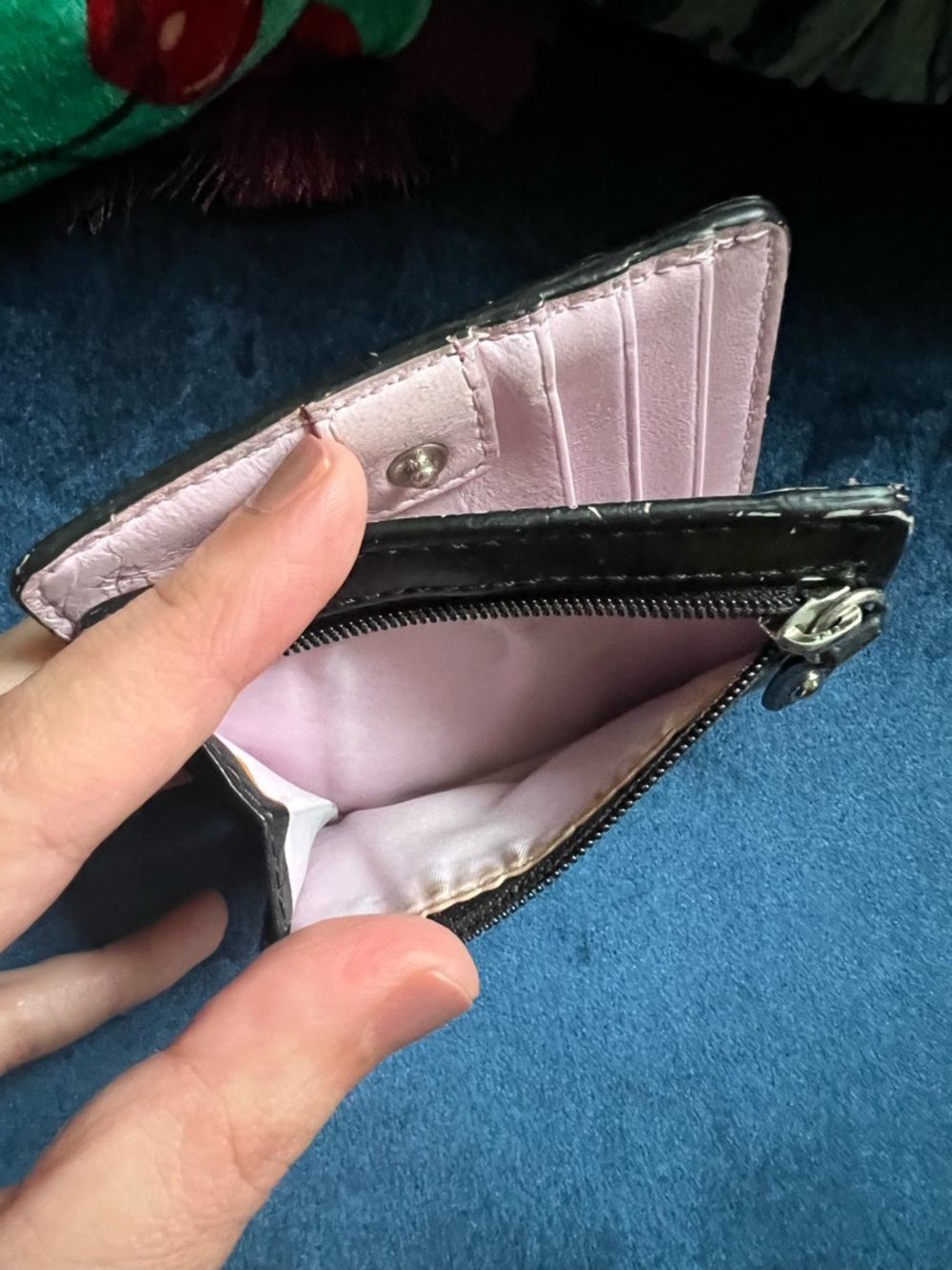 Coach Black Leather Crossbody Bag + Matching Wallet Set - Early 2010s Coach set - Picture 14 of 16